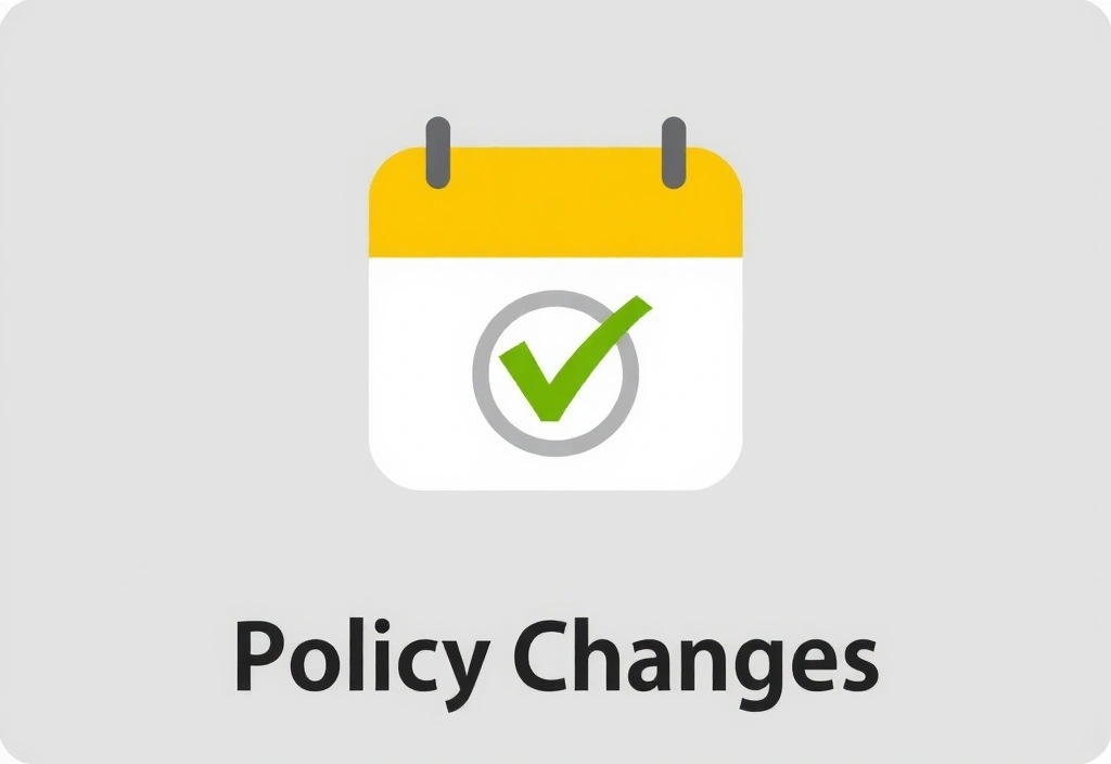 Illustration eines Kalenders, der eine Aktualisierung oder Änderung symbolisiert.